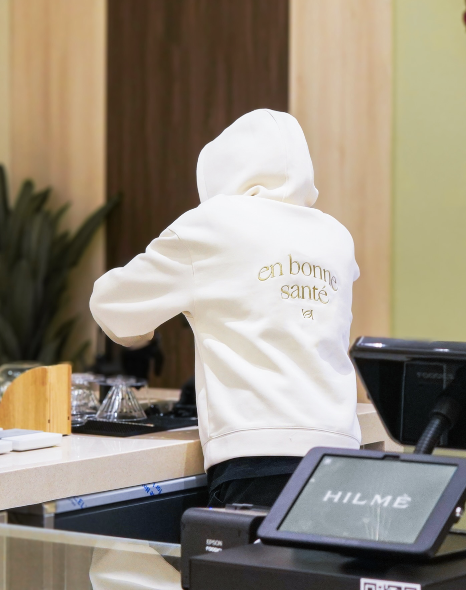 Barista at the counter